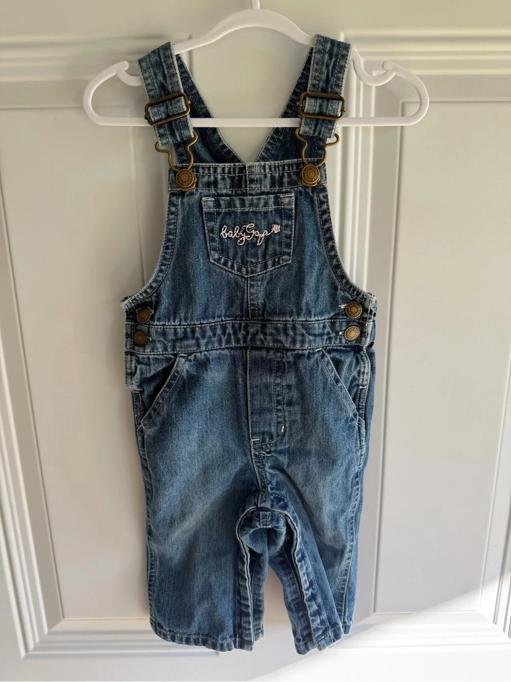 Y2K baby overalls size 6-12m